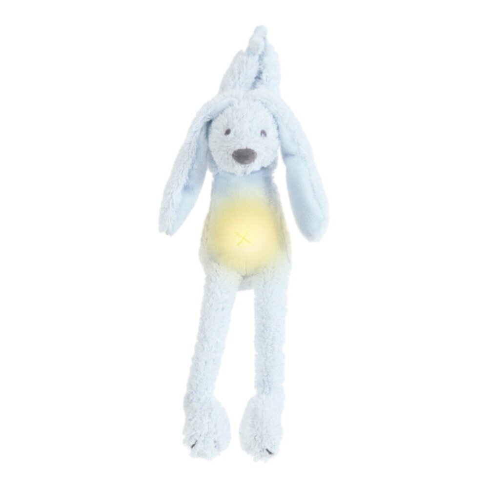 Richie knuffel met nachtlamp & geluid Bleu