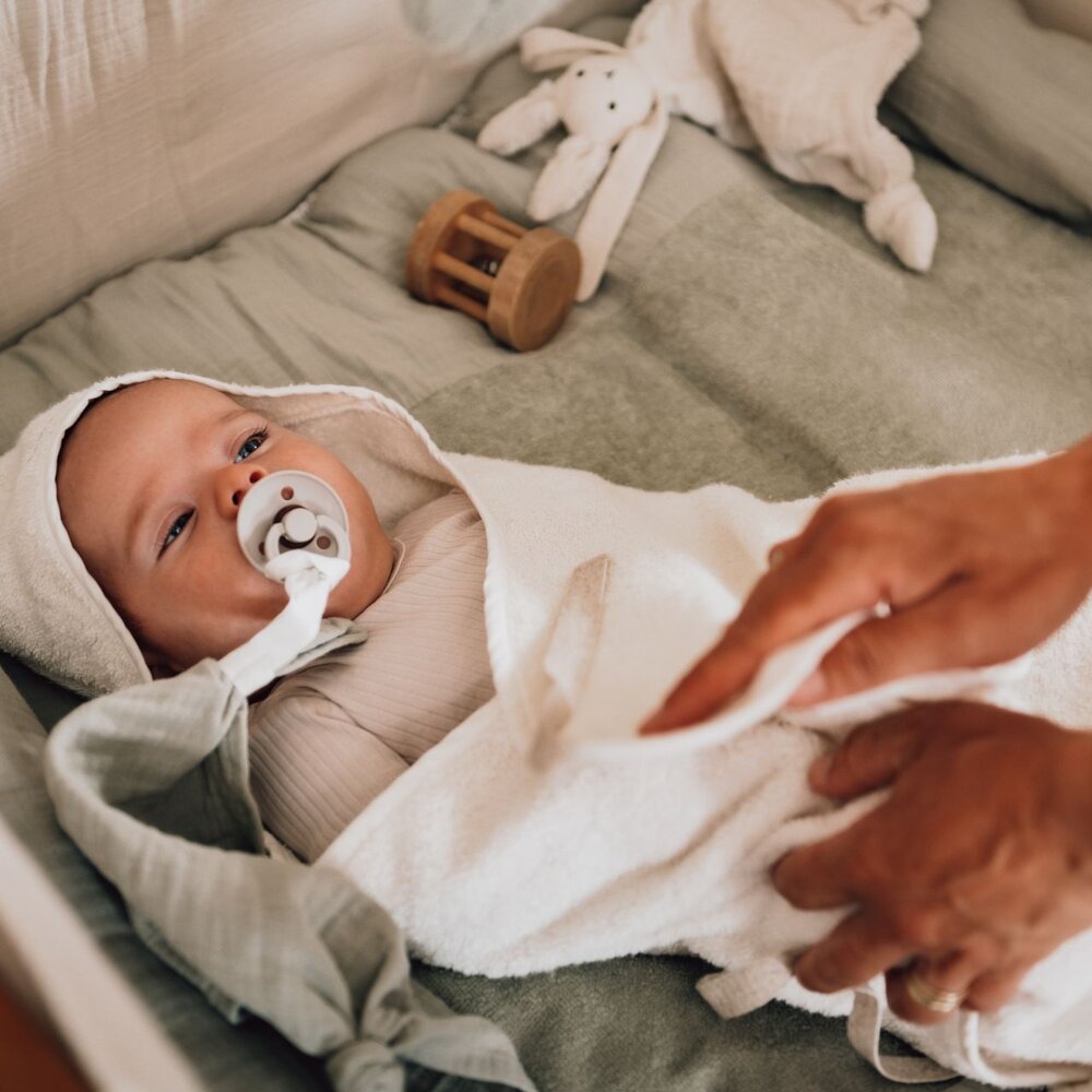 Omslagdoek newborn Dijon Daily warm white
