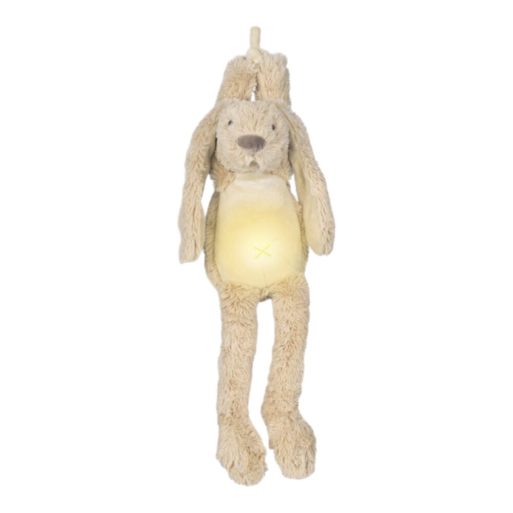 Richie knuffel met nachtlamp & geluid Beige