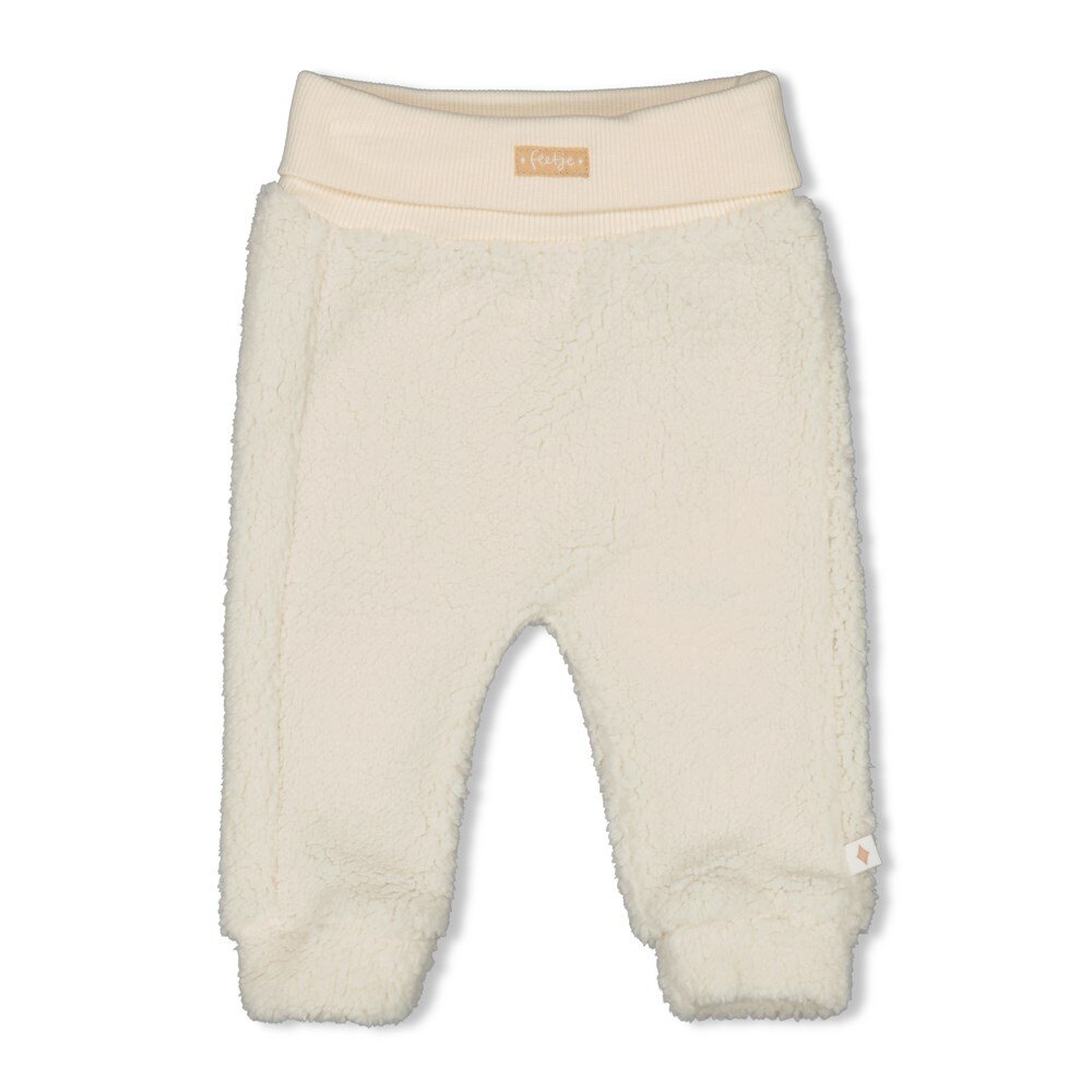 Broek teddy beige Offwhite
