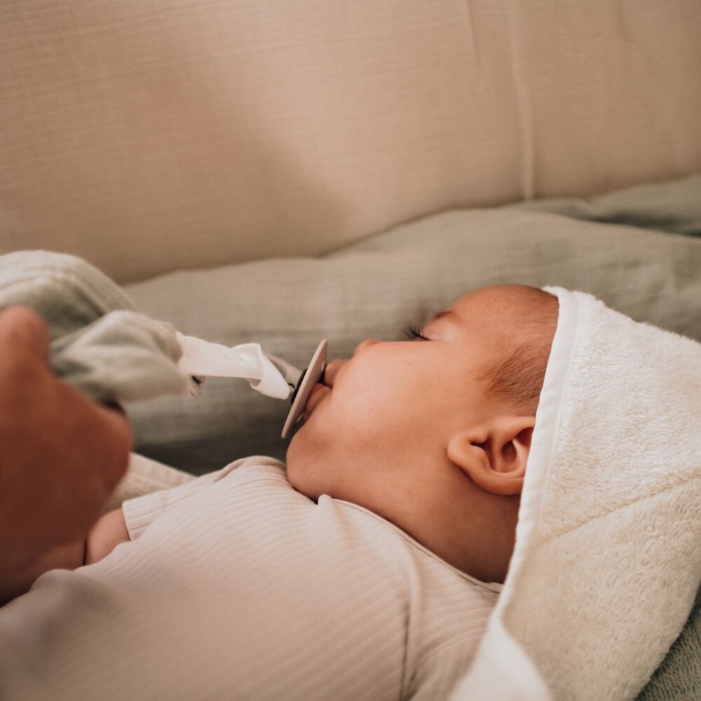 Omslagdoek newborn Dijon Daily warm white