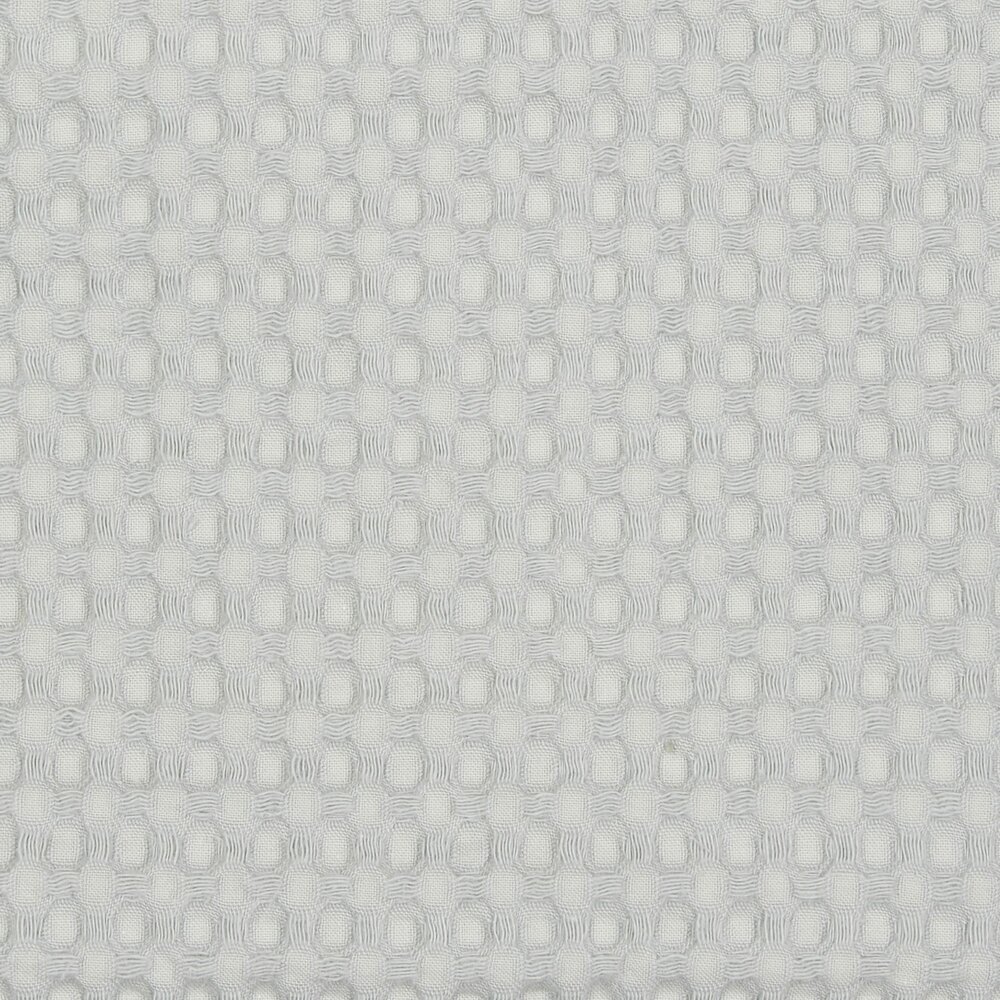 Ledikantdeken cotton fleece wafel Amsterdam 100x150 cm ocean air