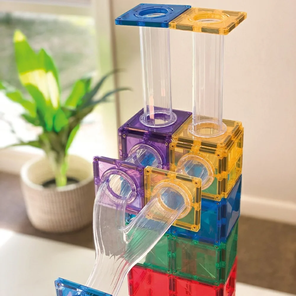 Bouwdoos Rainbow Ball Run Pack 92 pc