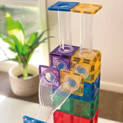 Bouwdoos Rainbow Ball Run Pack 92 pc