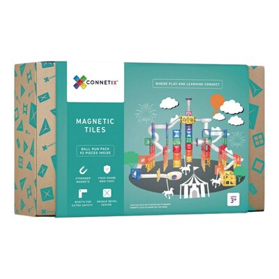 Bouwdoos Rainbow Ball Run Pack 92 pc
