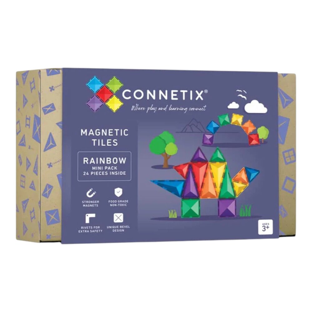 Bouwdoos Rainbow Mini Pack 24 pc Bouwdoos Rainbow Mini Pack 24 pc