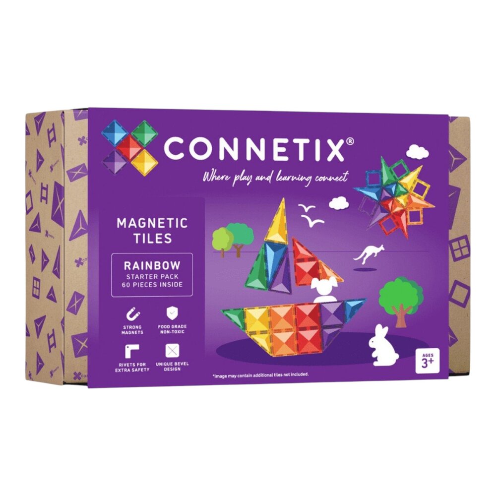 Bouwdoos Rainbow Starter Pack 60 pc Bouwdoos Rainbow Starter Pack 60 pc