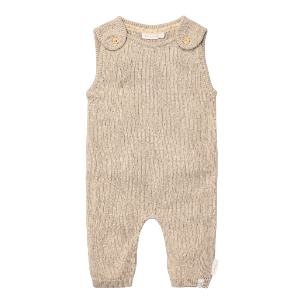 Gebreid boxpakje Soft Beige Melee Little Goose
