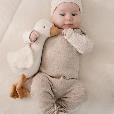 Gebreid boxpakje Soft Beige Melee Little Goose