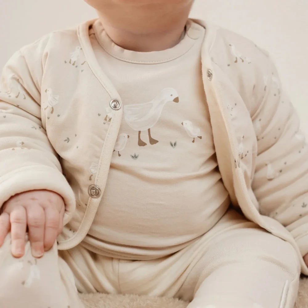 T-shirt lange mouw Sand Little Goose