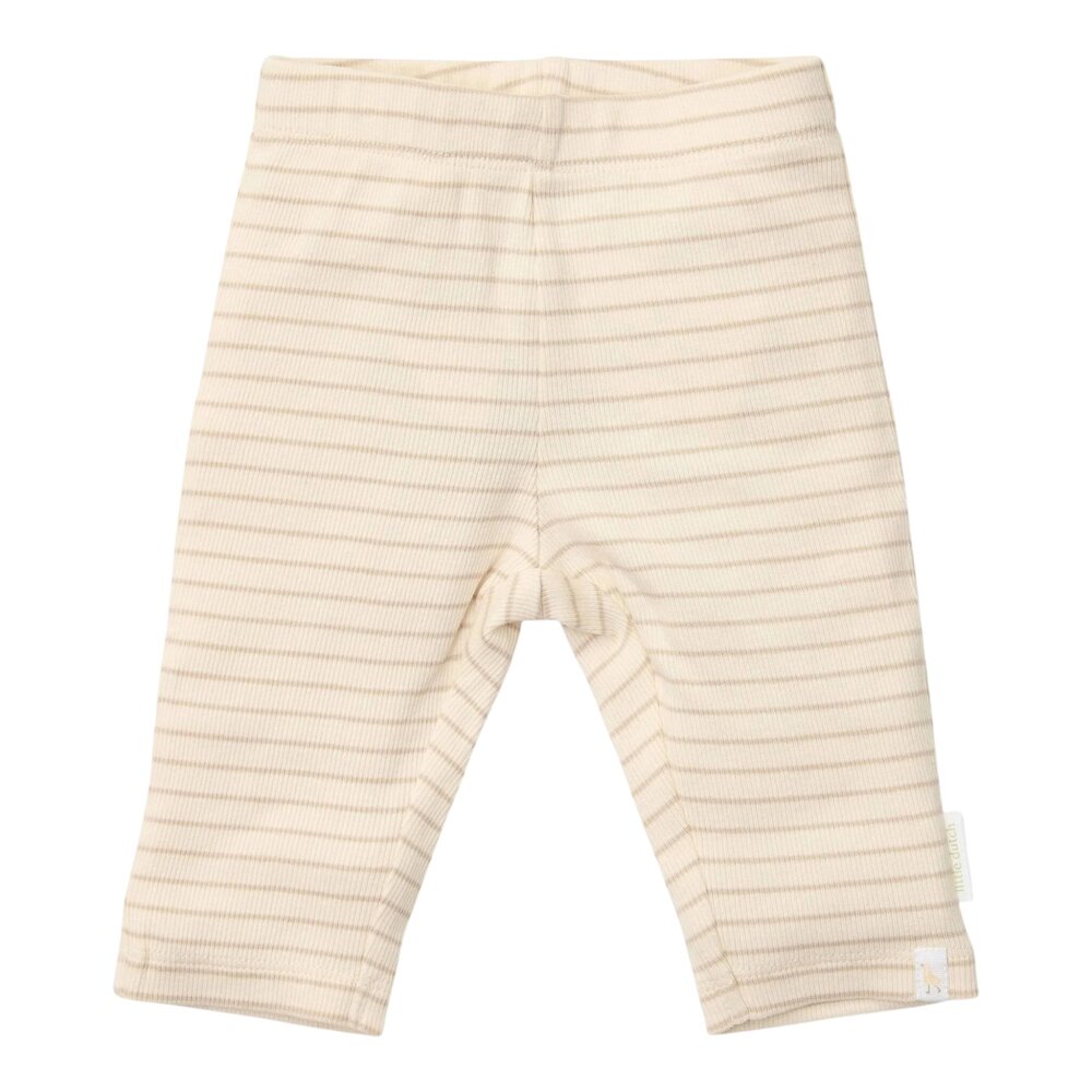 Legging Soft Beige Stripe Little Goose