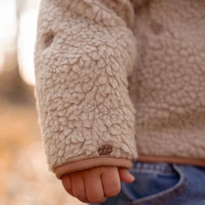 Teddy vest Taupe Forest friends Teddy vest Taupe Forest friends