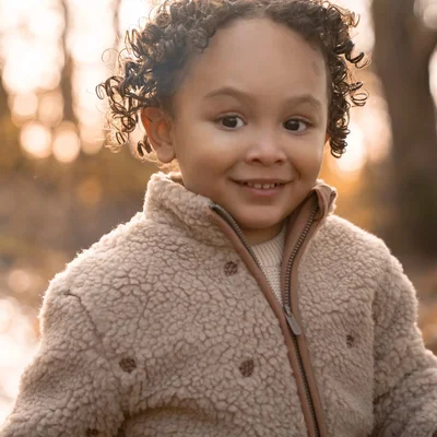 Teddy vest Taupe Forest friends Teddy vest Taupe Forest friends