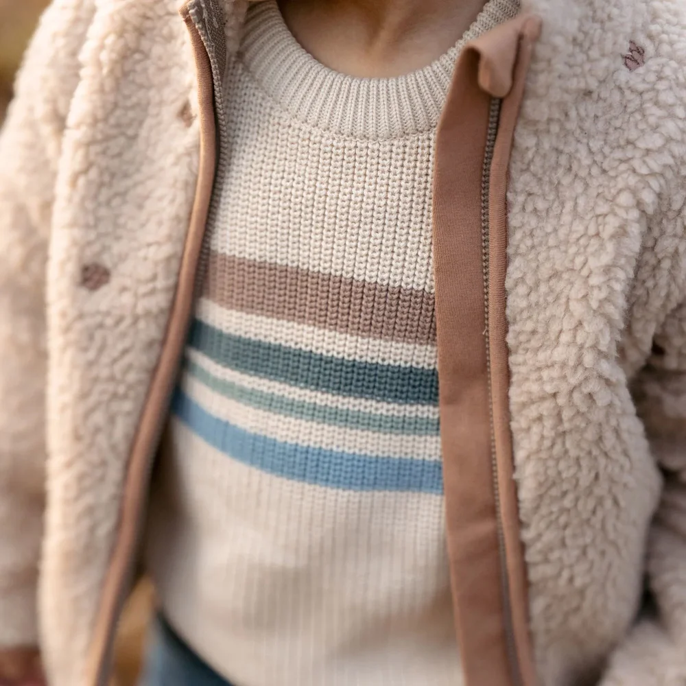 Gebreide trui Sand Forest friends Gebreide trui Sand Forest friends