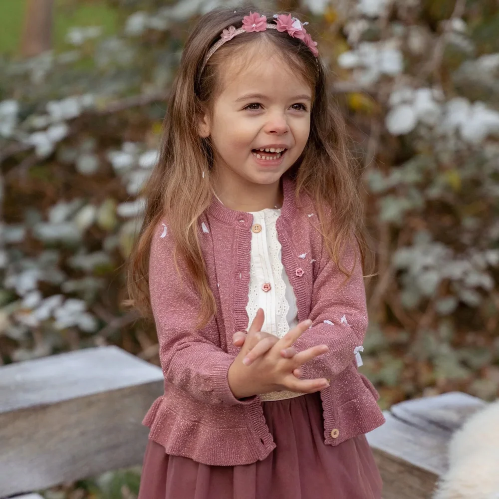 Blouse lange mouw Off White Fairy garden