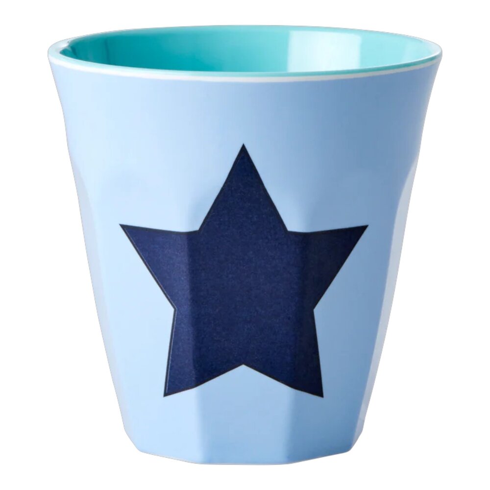 Melamine beker Star - Soft Blue Melamine beker Star - Soft Blue