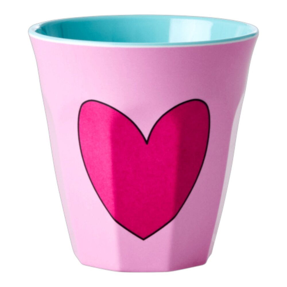 Melamine beker Heart - Pink Melamine beker Heart - Pink