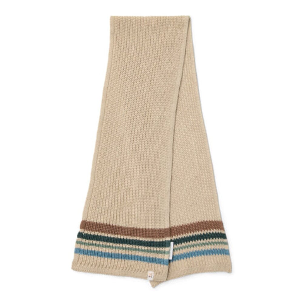 Gebreide sjaal Taupe Forest friends Gebreide sjaal Taupe Forest friends