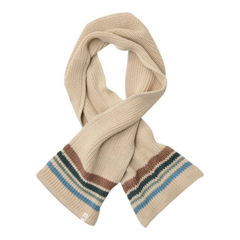 Gebreide sjaal Taupe Forest friends Gebreide sjaal Taupe Forest friends