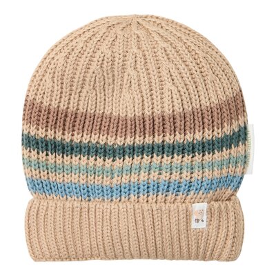Gebreide muts Taupe - 92/104 Forest friends