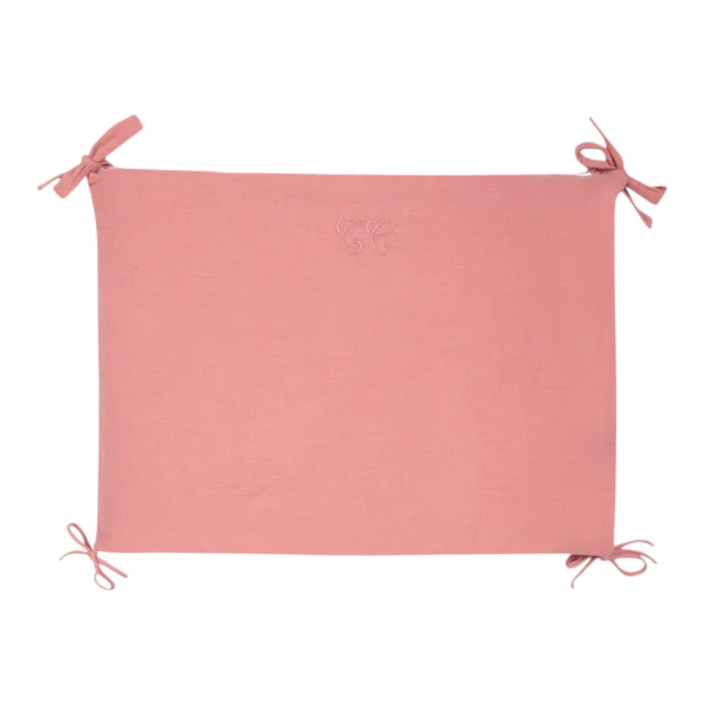 Bedbumper Toile de Jouy Peche Bedbumper Toile de Jouy Peche