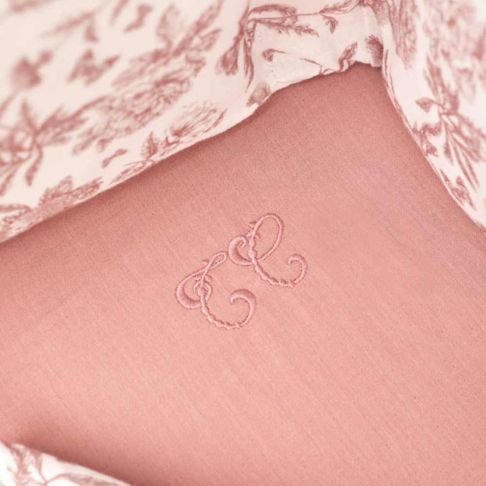 Hoeslaken Toile de Jouy Peche