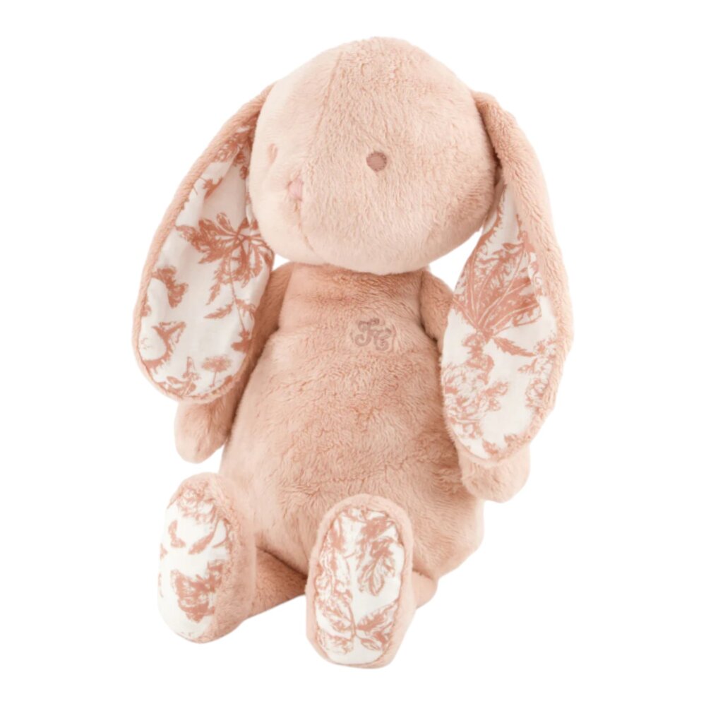 Augustin het Konijn Toile de Jouy - 25 cm Rose moyen