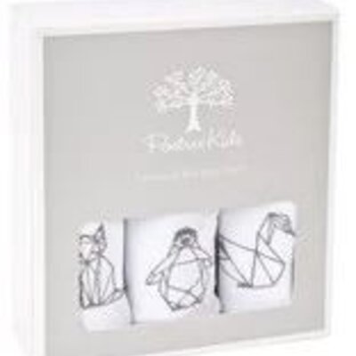 Tetra doekjes 60x60cm 3-pack Wit origami borduur