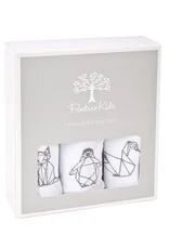 Tetra doekjes 60x60cm 3-pack Wit origami borduur