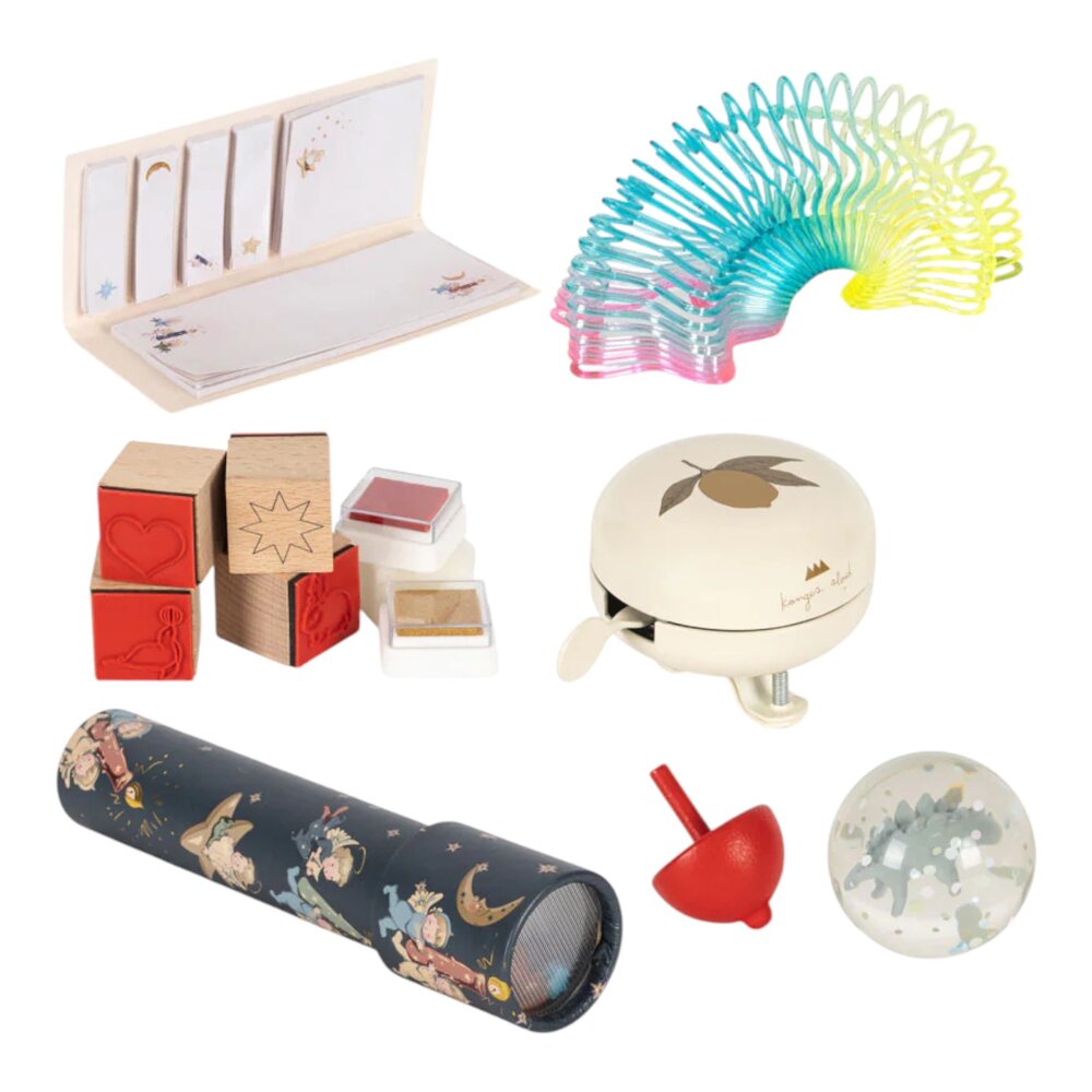 Kerstkalender met 24 geschenkjes blue