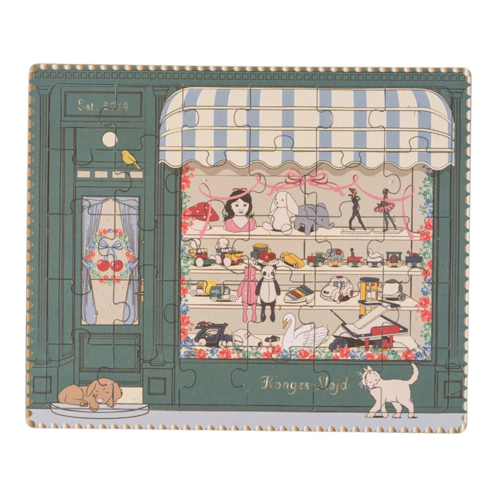 Kerstkalender met 24 geschenkjes blue