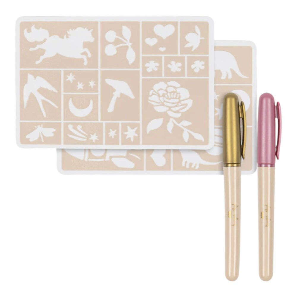 Kerstkalender met 24 geschenkjes beige