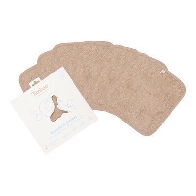 Herbruikbare doekjes 20x20cm (6 stuks) Savannah Sand