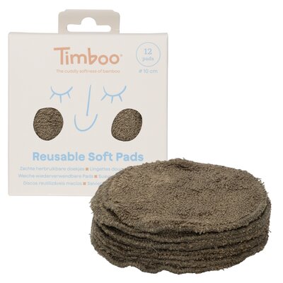 Herbruikbare pads Ø10cm (12 stuks) Jungle Green Herbruikbare pads Ø10cm (12 stuks) Jungle Green