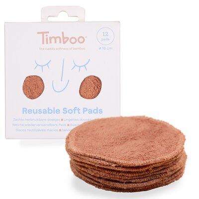 Herbruikbare pads Ø10cm (12 stuks) Sunrise Orange Herbruikbare pads Ø10cm (12 stuks) Sunrise Orange