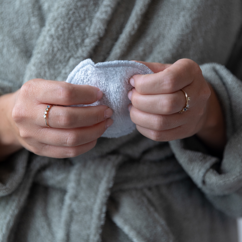 Herbruikbare pads Ø10cm (12 stuks) Misty Rose