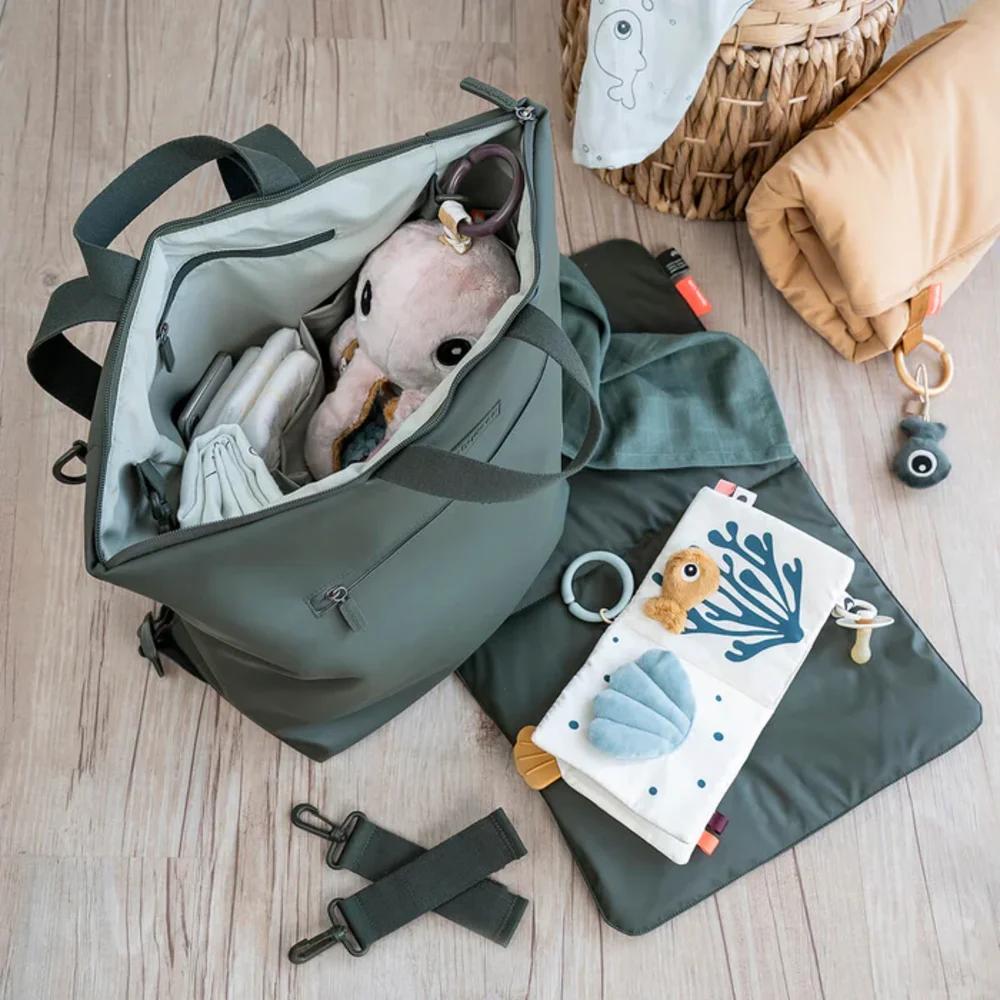 Luiertas rugzak Dark green