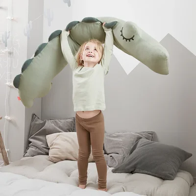 Voedingskussen Croco Green