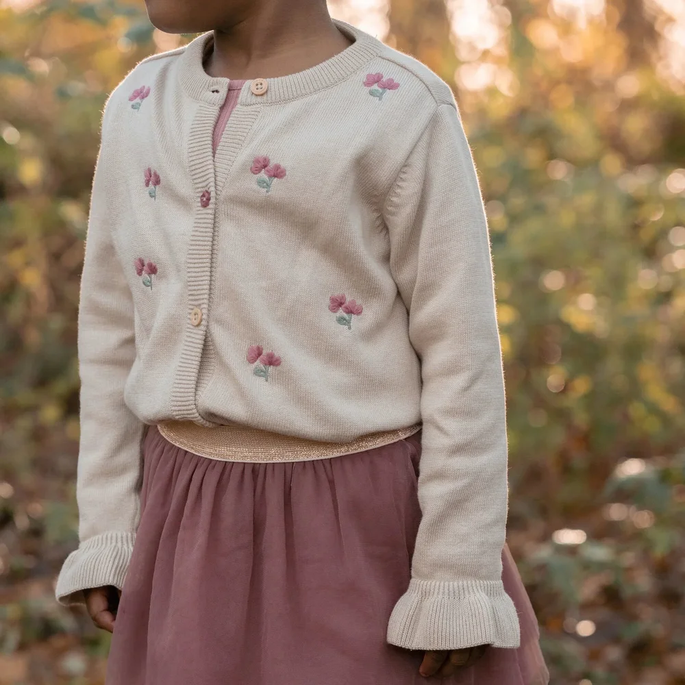 Gebreid vestje Sand Fairy garden