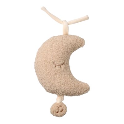 Muziektrekker maan Teddy beige