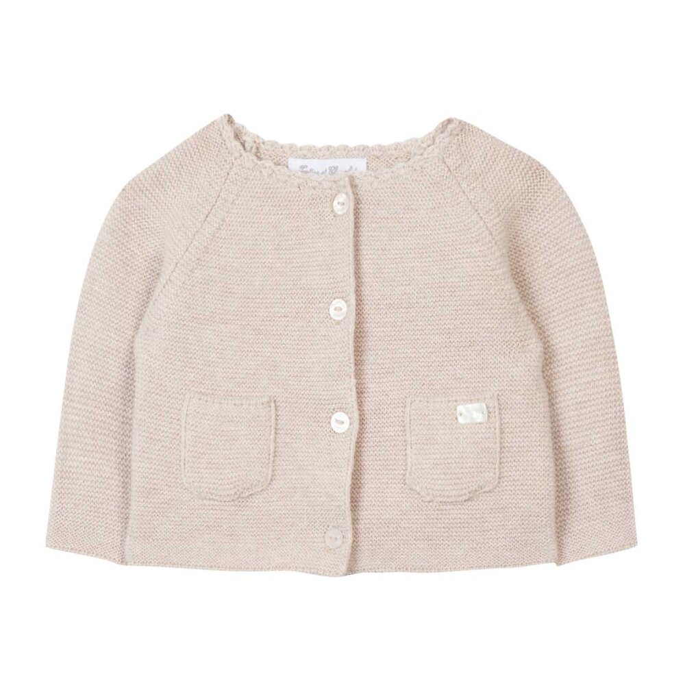 Vestje tricot beige Beige