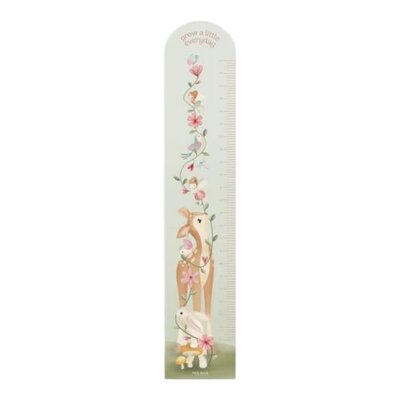 Muursticker groeimeter Fairy garden