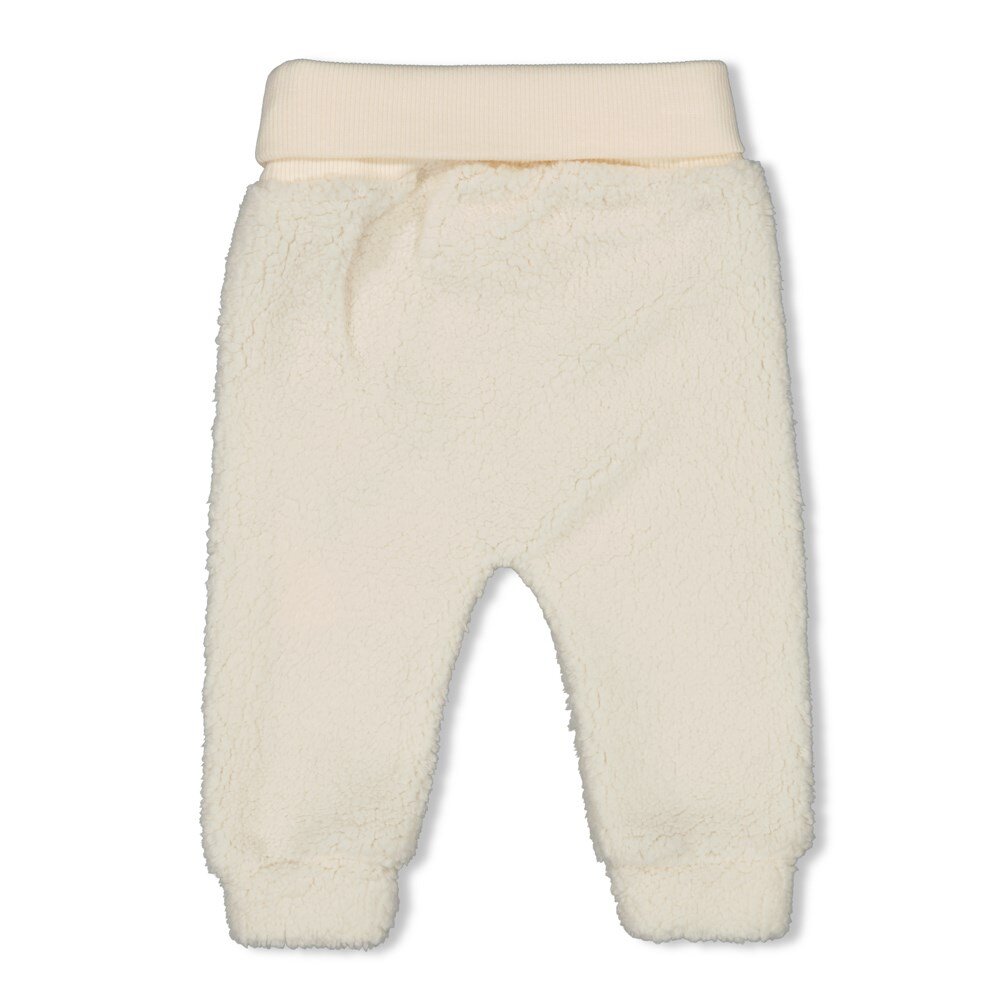 Broek teddy beige Offwhite