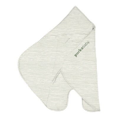 Wikkeldeken The Gogo Newborn - 0/7 M - Cotton Green Stripes