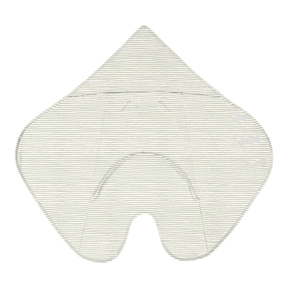 Wikkeldeken The Gogo Newborn - 0/7 M - Cotton Green Stripes
