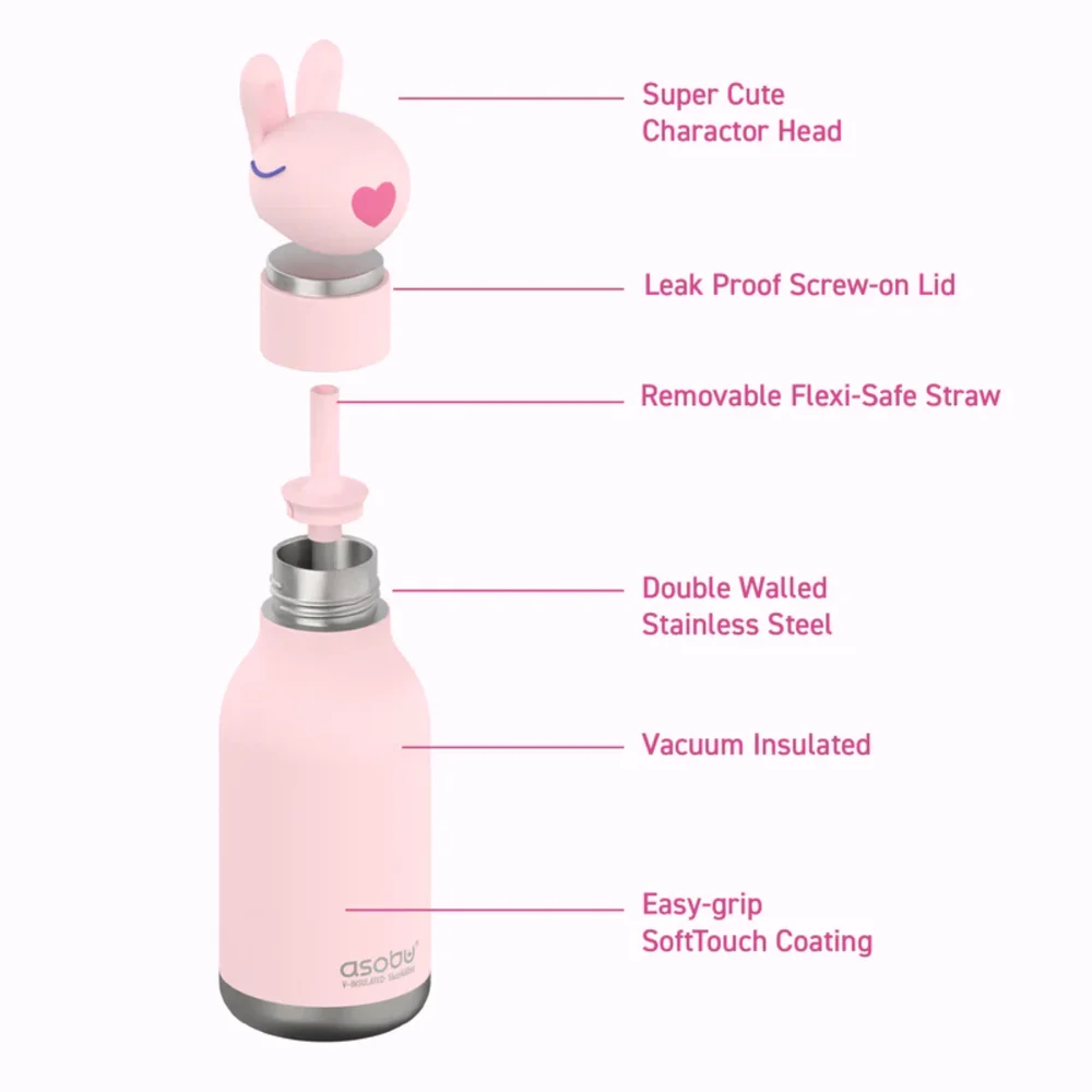 Bestie Drinkfles 475ml Bunny Bestie Drinkfles 475ml Bunny