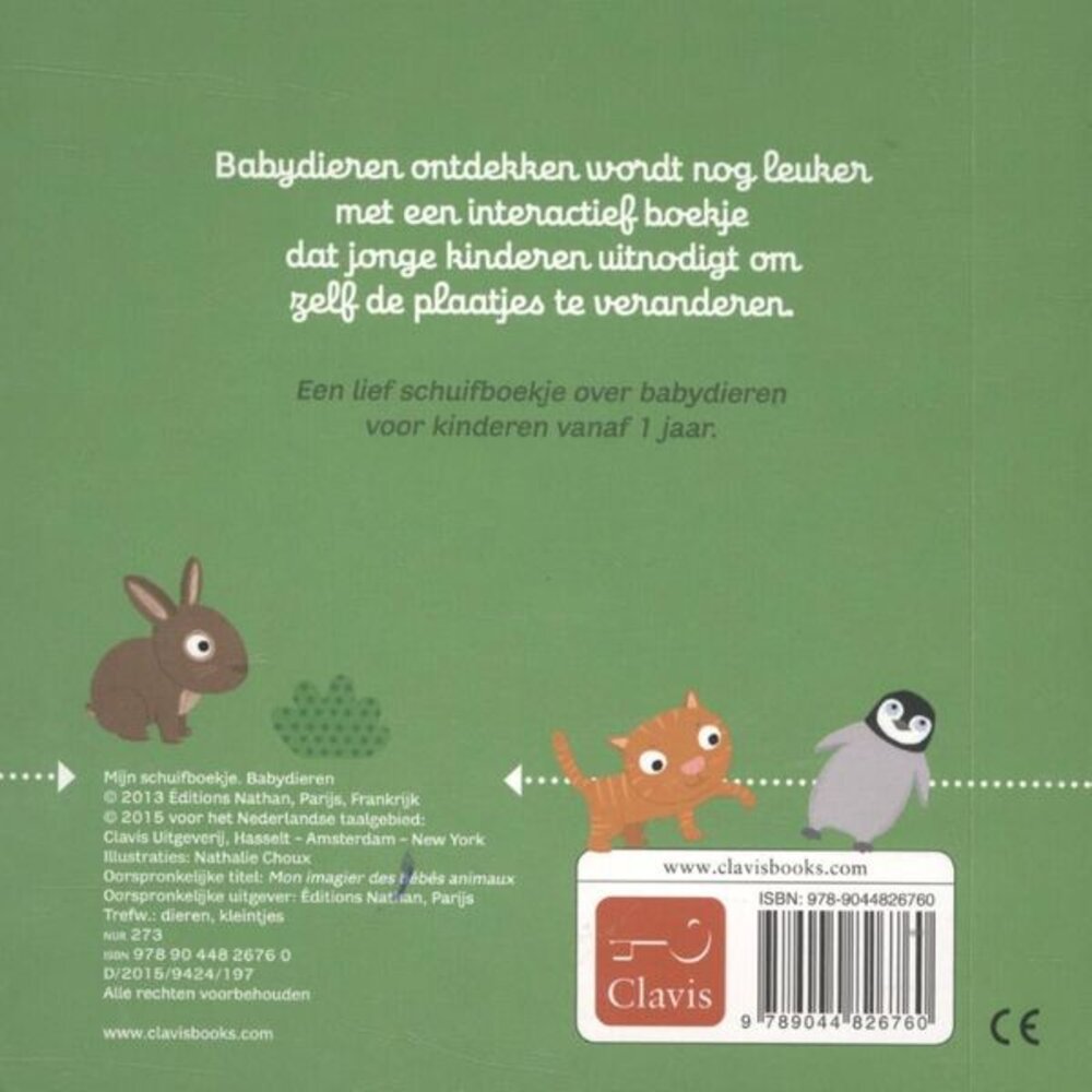 Mijn schuifboekje Babydieren