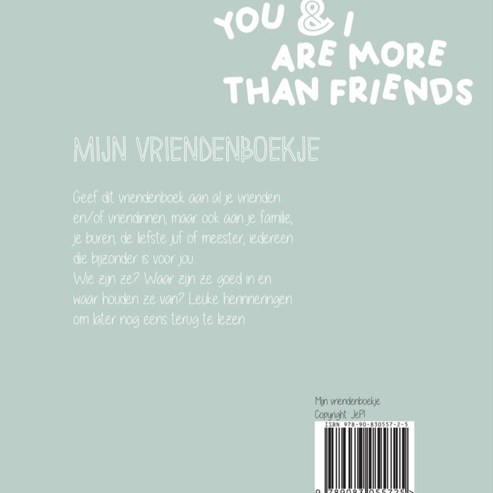 Vriendenboekje - Zwaan Jep