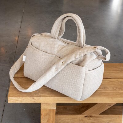 Verzorgingstas Amandine losange beige Cosy collectie