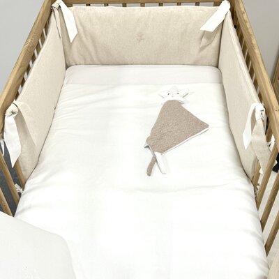 Bedomranding 70x70x70 cm linnen Beige